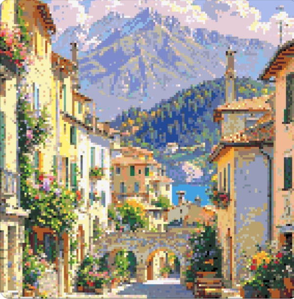 valley town diamond painting